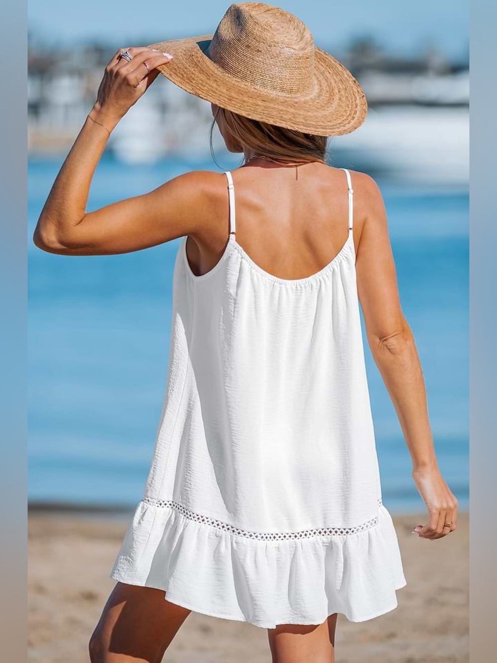 Cupshe Beach Belle Cover-Up Mini Dress